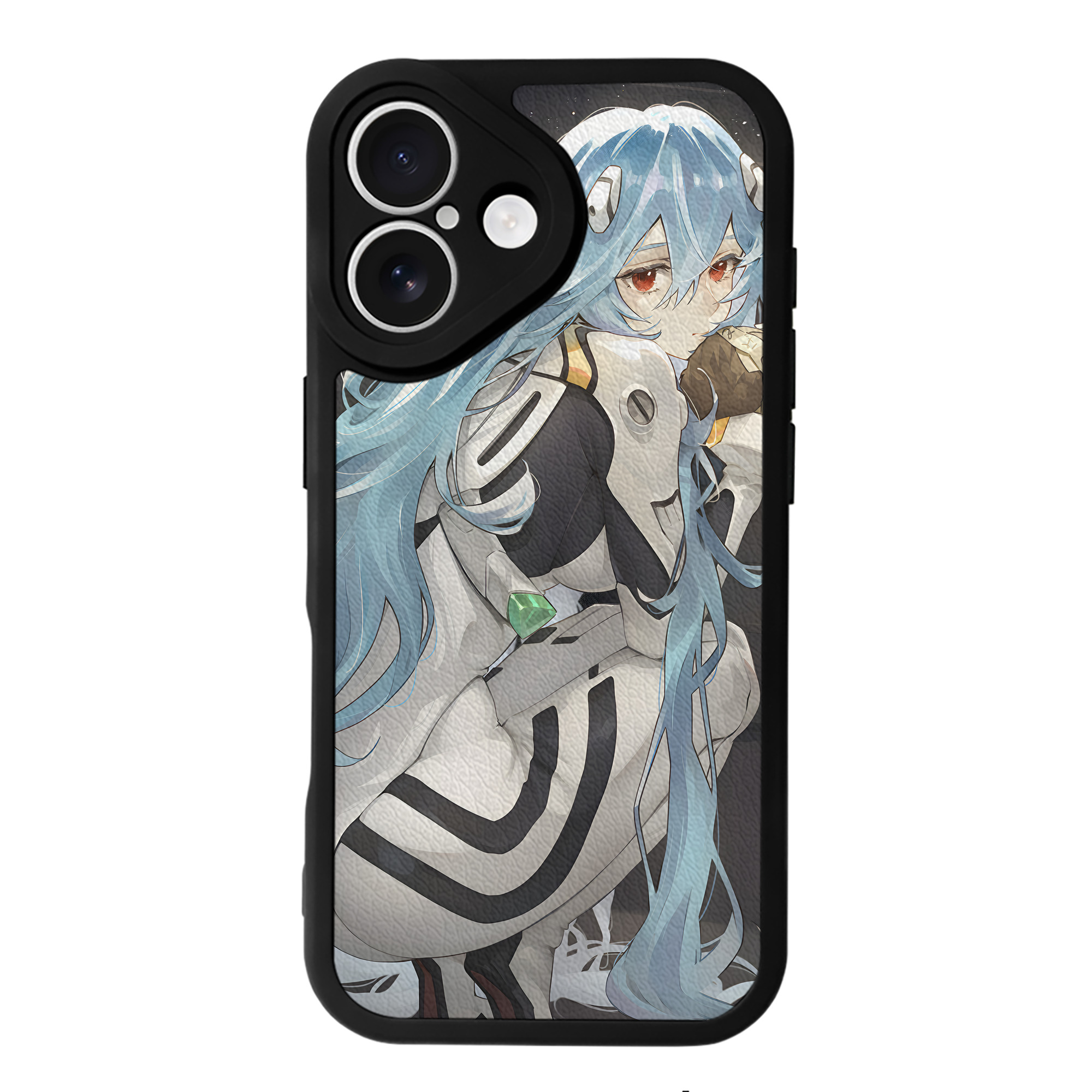 （画像用） EVA 新世紀エヴァンゲリオン 【iPhone 16シリーズ対応】シリコンスマホケース（レザー調） 材質：シリコン